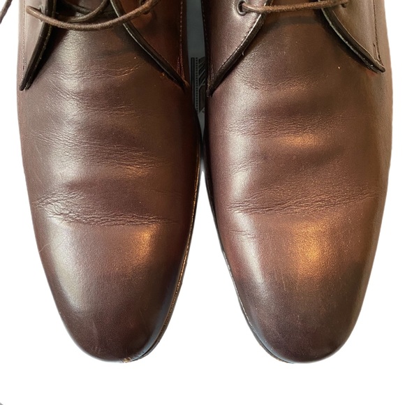 Lanvin Brown Leather Derby Men’s Shoe - Picture 4 of 8